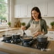 thumbnail image 4 of Juego de Ollas Cocina 10 Piezas Granito Negro antiadherente BFresh, 4 of 5