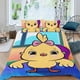 thumbnail image 2 of Canticos Conjunto de sábanas temático, trío de piezas, cómodo y amigable con la piel, diseño único, regalo de decoración para el hogar para familiares, amigos y fans,173cm *218cm, 2 of 6