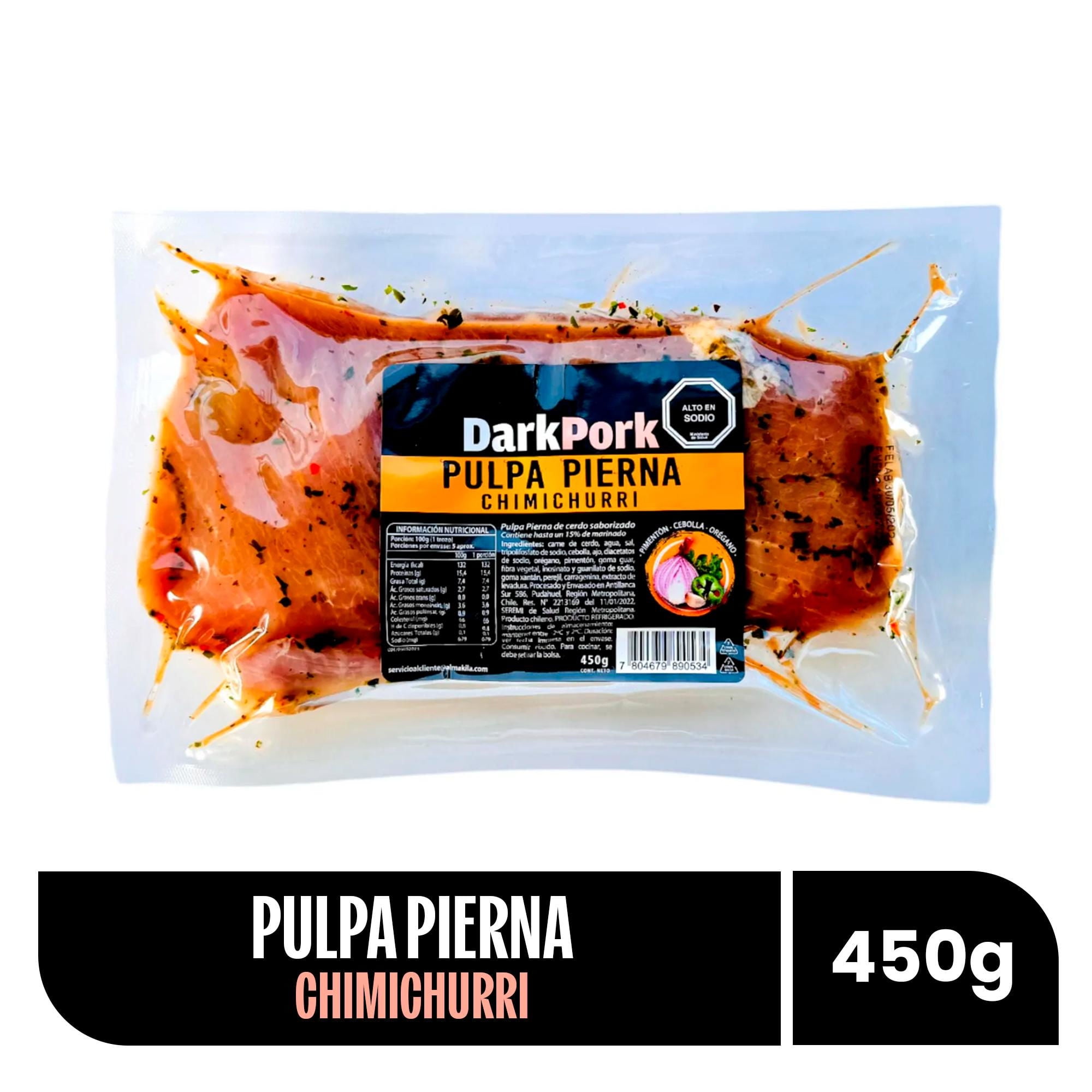 Pulpa De Cerdo Pierna Chimichurri 450 g Dark Pork