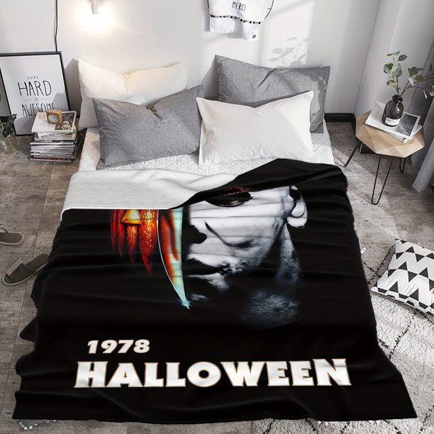 Scary Halloween Horror Characters Thriller Movie Blanket - Super Soft Cozy And Hypoallergenic For Sofa Bed Travel And Camping
