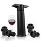 thumbnail image 1 of Bomba negra con tapones Wine Saver Mantiene el vino fresco (Bomba negra + 4 tapones) Caja de regalo de cinco piezas, 1 of 8