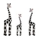 thumbnail image 4 of Escultura De Jirafa De Madera, Artesanía Creativa, Figura Animal Para Decoración Del Hogar Y La Oficina, Color Blanco Y Negro, 4 of 5