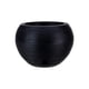 thumbnail image 2 of Macetero Negro Florencia 24 Cm Alto Con Plato, 2 of 3