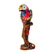 thumbnail image 2 of Estatua De Loro De Graffiti, Escultura De Pájaro, Artesanía De Resina Para Decoración De Sala De Estar, 2 of 3