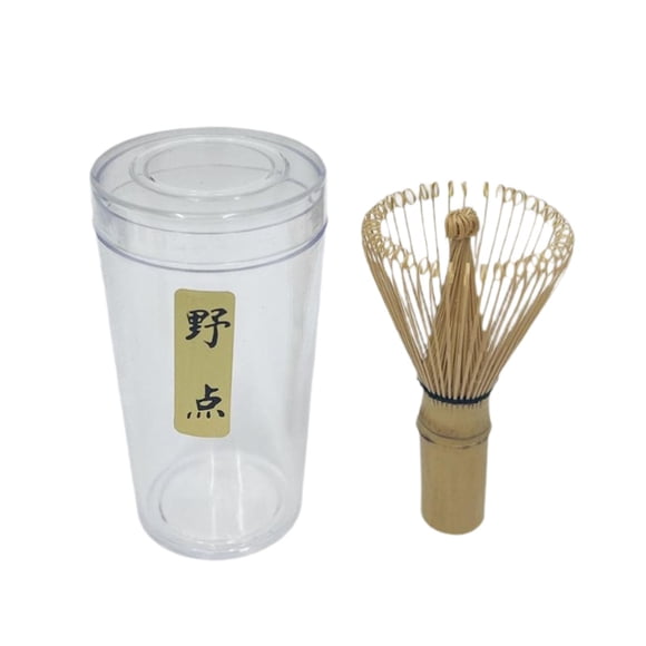 Batidor De Matcha Con Soporte, Batidor De Bambú Para La Ceremonia Del Té, Estilo Matcha En Polvo D