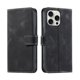 thumbnail image 1 of Funda Cartera para iPhone 15 Pro Tapa con Ranuras, Soporte y Correa Negro, 1 of 5