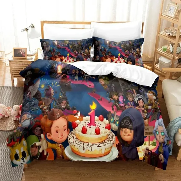 Anime Game Identity V Bedding Set Duvet Cover Bed Set Quilt Cover Pillowcase Comforter Boys Adult Bedding Set Bed Sheets