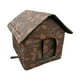 thumbnail image 2 of House de gato al aire libre Refugio de gato de gato Cava Cava House Suministro de mascotas de aislamiento cálido Kitty House House Weightpre para perr S, 2 of 5