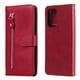 thumbnail image 1 of Funda con Cremallera para Samsung Galaxy A52S 5G, Carcasa Cartera de Cuero PU con Soporte y Tarjetero, 1 of 6