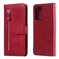Gangxun - Funda Con Cremallera Para Samsung Galaxy A52S 5G, Carcasa Cartera De Cuero Pu Con Soporte Y Tarjetero