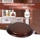 thumbnail image 5 of Asiento de Inodoro Redondo Angel Shield Madera Nogal Oscuro 44x36x5 cm, 5 of 7