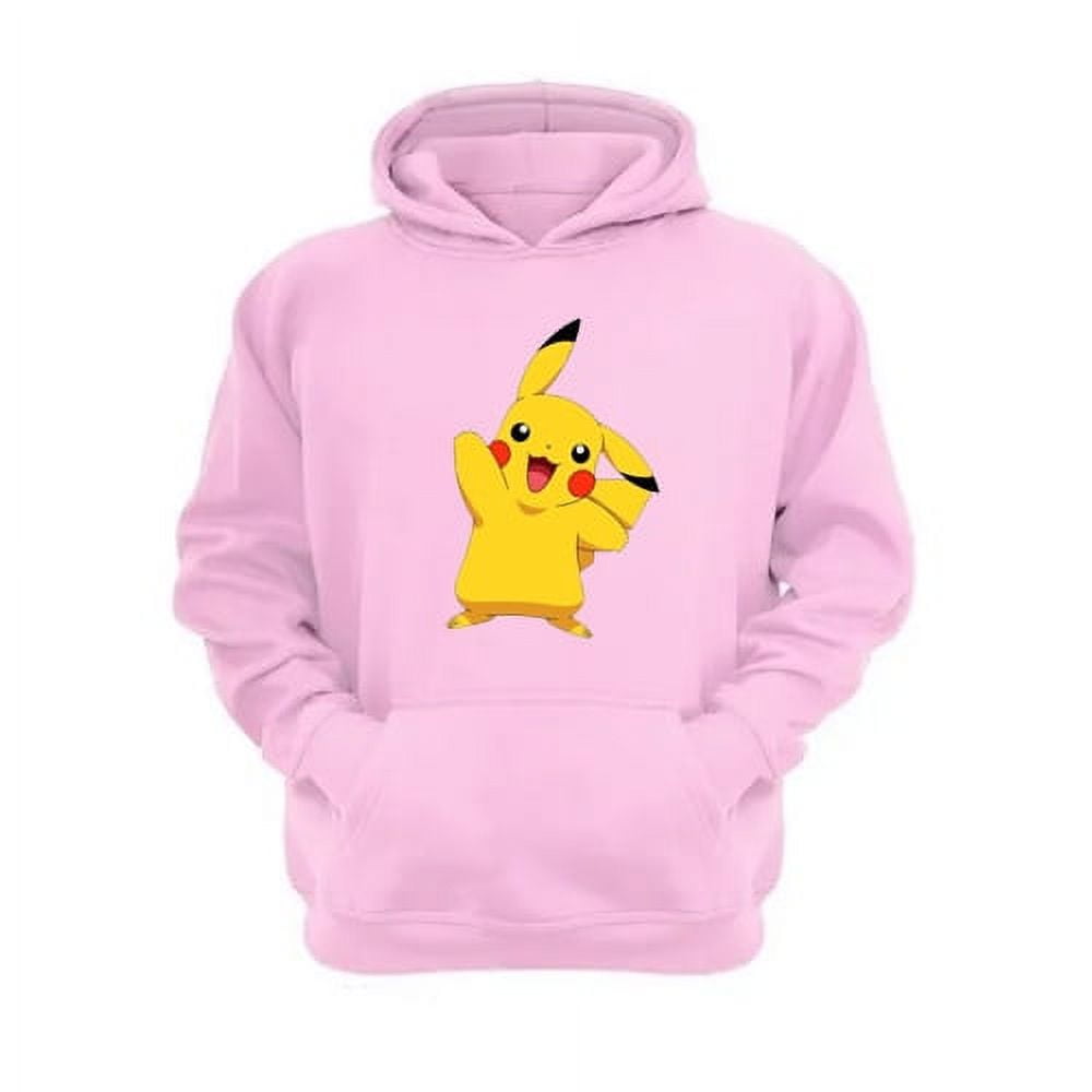 Genérico - Polerón Canguro Pikachú Rosa Talla Xl Unisex