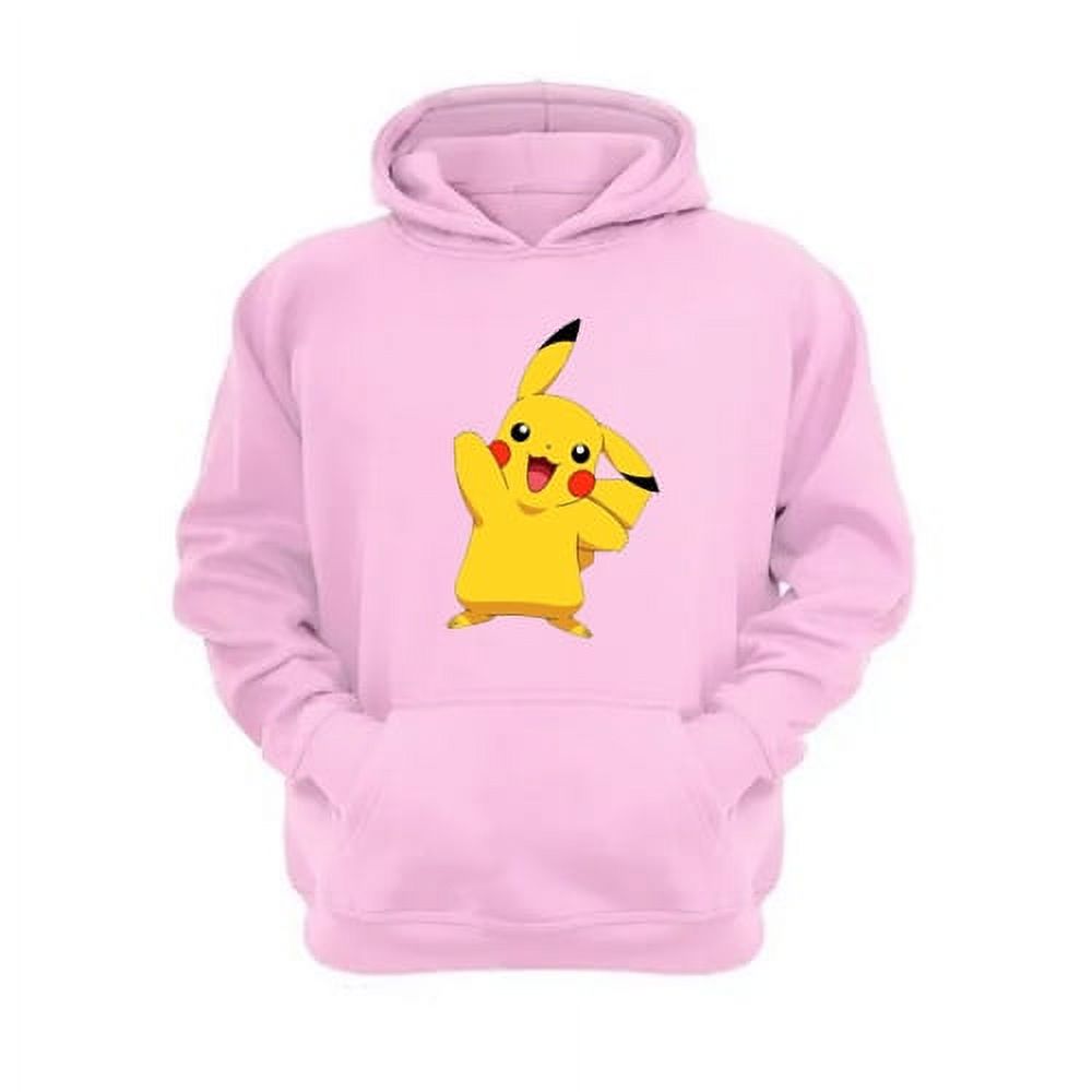 Genérico - Polerón Canguro Pikachú Rosa Talla Xl Unisex
