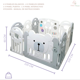 thumbnail image 2 of Corral Bebé Plegable Infantil Reja Seguridad Niños 120x120cm, 2 of 10