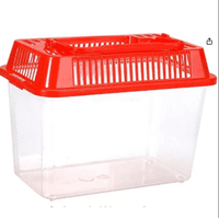 Genérico - Tanque De Pescado De Plástico Transparente Para Viajes