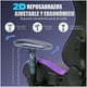 thumbnail image 2 of Silla Gamer Premium ES900 Reclinable 180° Reposabrazos 2D -Violeta, 2 of 8