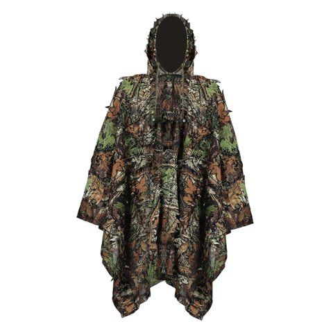 Ioensy - Traje Ghillie Para Hombre, Chaqueta, Capucha, Traje De Camuflaje Para Caza, Fotografía De Halloween