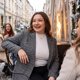thumbnail image 3 of Agnes Orinda Blazers de Talla Grande para Mujeres Casual de Negocios Cuadros Solapa con Muesca Manga Larga Chaqueta con Botones y Bolsillos 1X Gris, 3 of 8