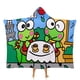 thumbnail image 1 of Keroppi: Rana Manta Capa con Capucha Anti-Bolitas, Manta de Lana Ártica Suave, Manta Portátil de Felpa Ligera y Lujosa, Poncho para Siesta en Casa y Oficina, 100*130cm, 1 of 6