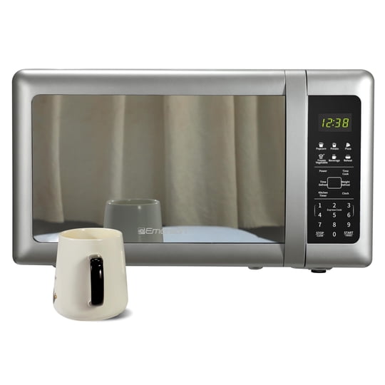 Horno Microondas Emerson Mw7601sl 700w 0.7 Pies Cúbicos Plata
