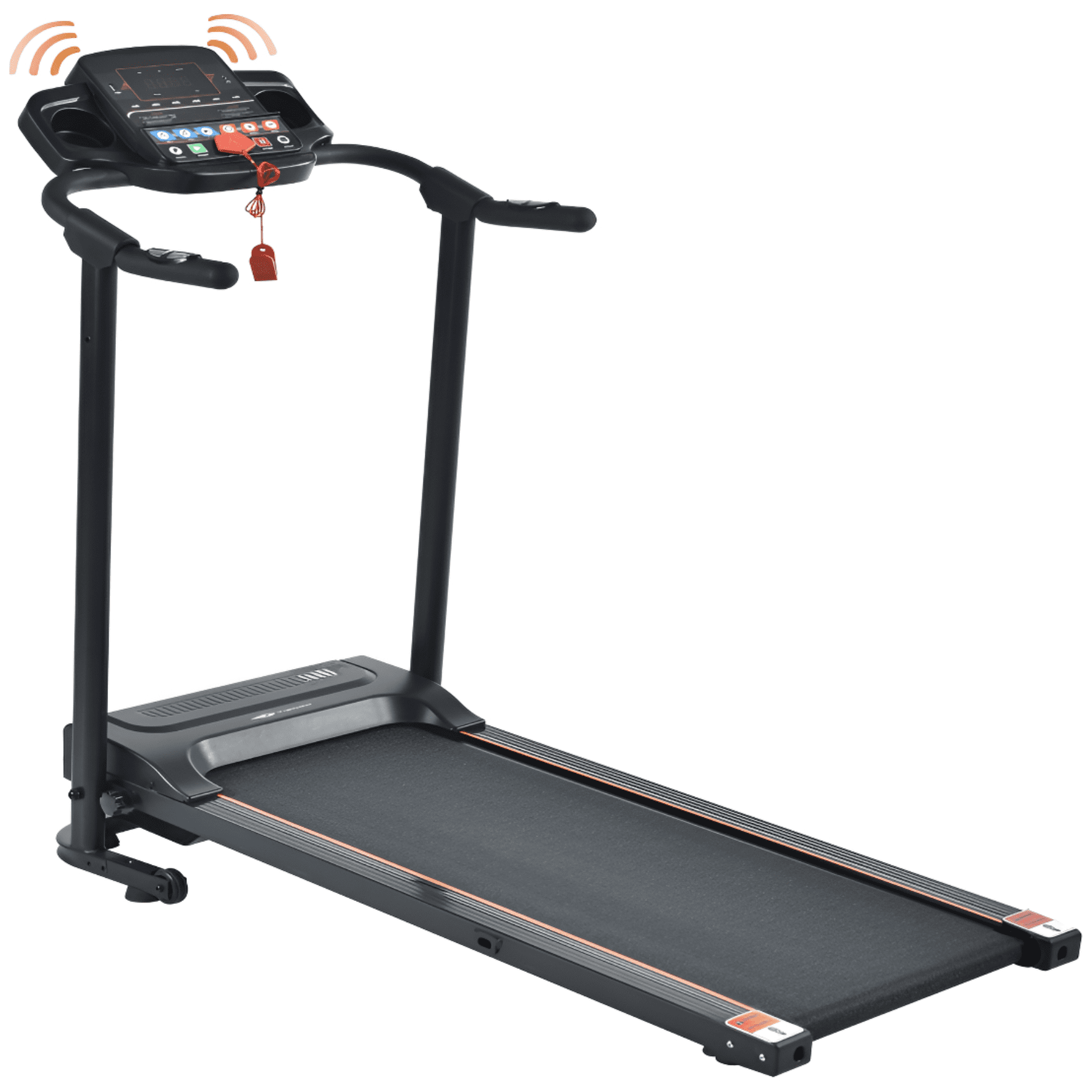 Trotadora Eléctrica Plegable 10km/h 1.25hp Bocinas Centurfit Negro