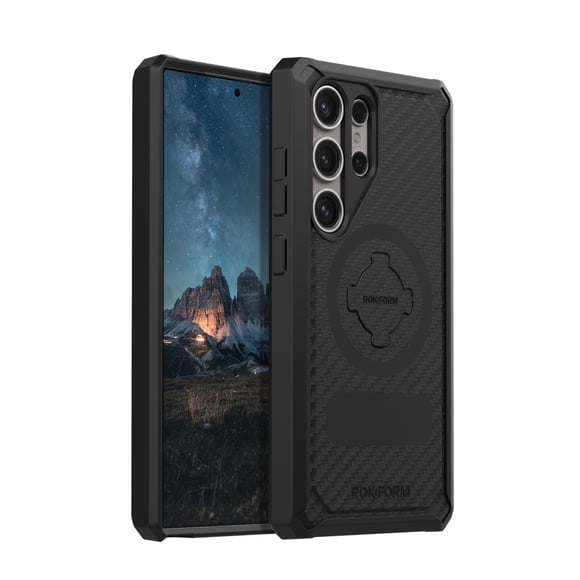 Funda Rokform para Galaxy S24 ultrarresistente con MagSafe Black
