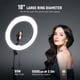 thumbnail image 2 of Ring Light Rl 18 Led De 55 W 5600 K Con Soporte Y Soporte Para Teléfono, 2 of 9