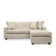thumbnail image 3 of Sofá L Intercambiable New Sevilla Felpa Beige, 3 of 6