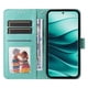 thumbnail image 2 of Funda tipo cartera FOXDOCK para Samsung Galaxy A06 5G , diseño girasol en relieve, cuero PU, cierre magnético, soporte y tarjetero, 2 of 5