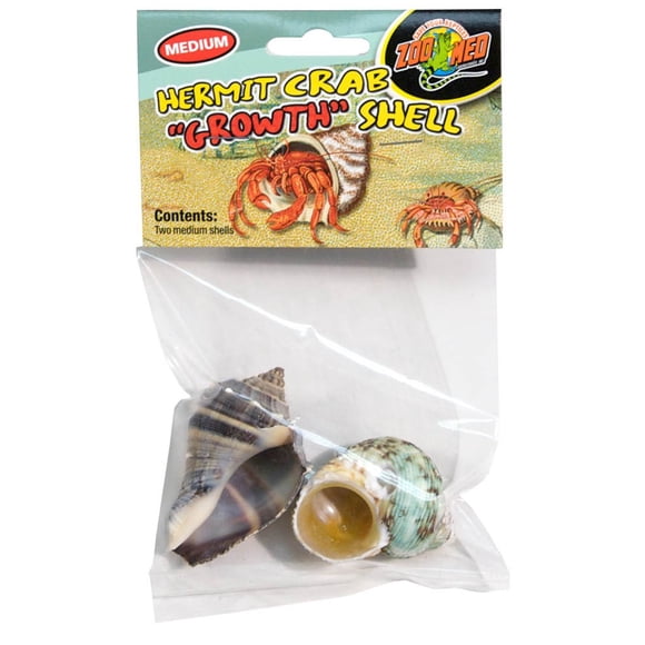 Hermit Crab Growth Shell Zoo Med HC-36, paquete de 2 unidades, tamaño mediano