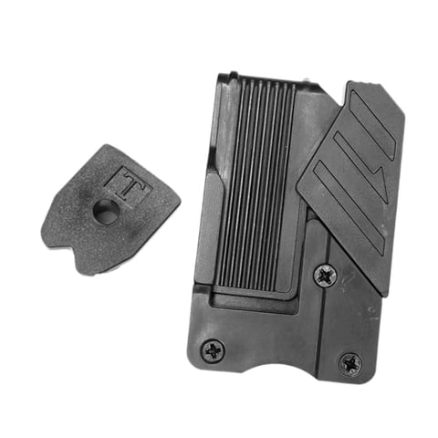 Ioensy - Soporte Para Cinta Métrica, Herramienta Para Cinturón, Herramientas Cómodas Y Resistentes, Clip Para Cinturón, Color Negro