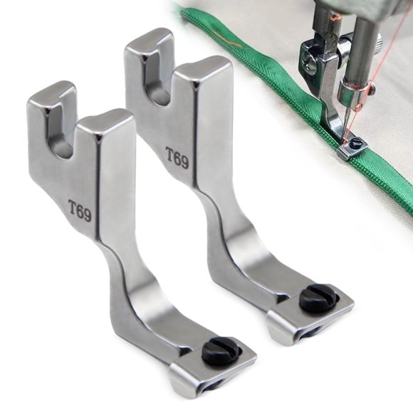 Prensatelas AGLOO T69 Ajustable para Cierre Invisible 2 Piezas