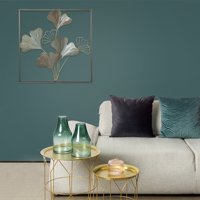 Mallorca - Placa Mural Marco Decorativa Gingko Gold