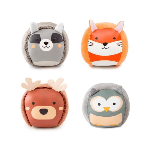 Little Big Friends - Set De 4 Doodballs Diseño Bosque