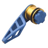 Magideal - Anudador De Bobina De Pesca Compacto, Herramienta Útil Para Atar Nudos, Enrollador De Línea De Pesca Con Nudo Líder, Accesorios De Conector De Cable M Azul