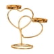thumbnail image 1 of Candelabro Doble En Forma De Corazón Para Mesa De Comedor, Fiesta De Cumplea?os Y Aniversario, 1 of 5