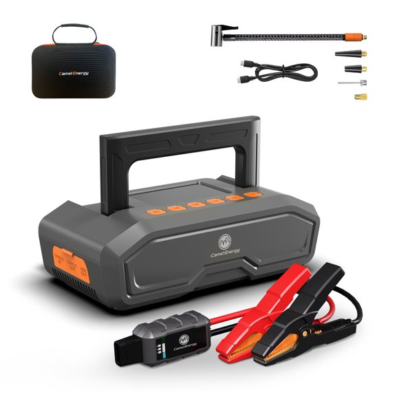 Arrancador de motor camelenergy 4000A 12V con compresor de aire 150 PSI
