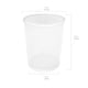 thumbnail image 3 of Malla de acero Trashcan Seville Classics, 6 L, blanca, paquete de 2, 3 of 7