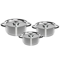 Bateria Cocina Wens 6 Piezas Acero Inoxidable Cocina 420-6Ss