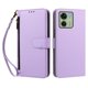 thumbnail image 1 of Funda Tipo Billetera para Motorola Moto edge 40 5G con Soporte y Bolsillo con Cierre Morado, 1 of 1