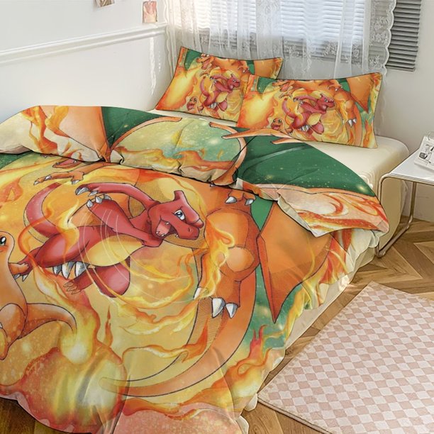 Ch_arma_nder Print Bedding Set Pattern Duvet Cove Set 3 Pieces 1 Quilt Cover And 2 Pillowcases for Women Men Teens