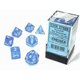 thumbnail image 1 of Luminaria poliédrica Chessex Borealis azul celeste/blanco con 7 troqueles, 1 of 2