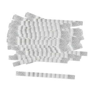 Bothyi - Tiras De Silicona Para Colgar Con Aletas, 100 Uds., Empuñaduras Adhesivas Para Colgar Ropa, Transparentes, 10X90Mm