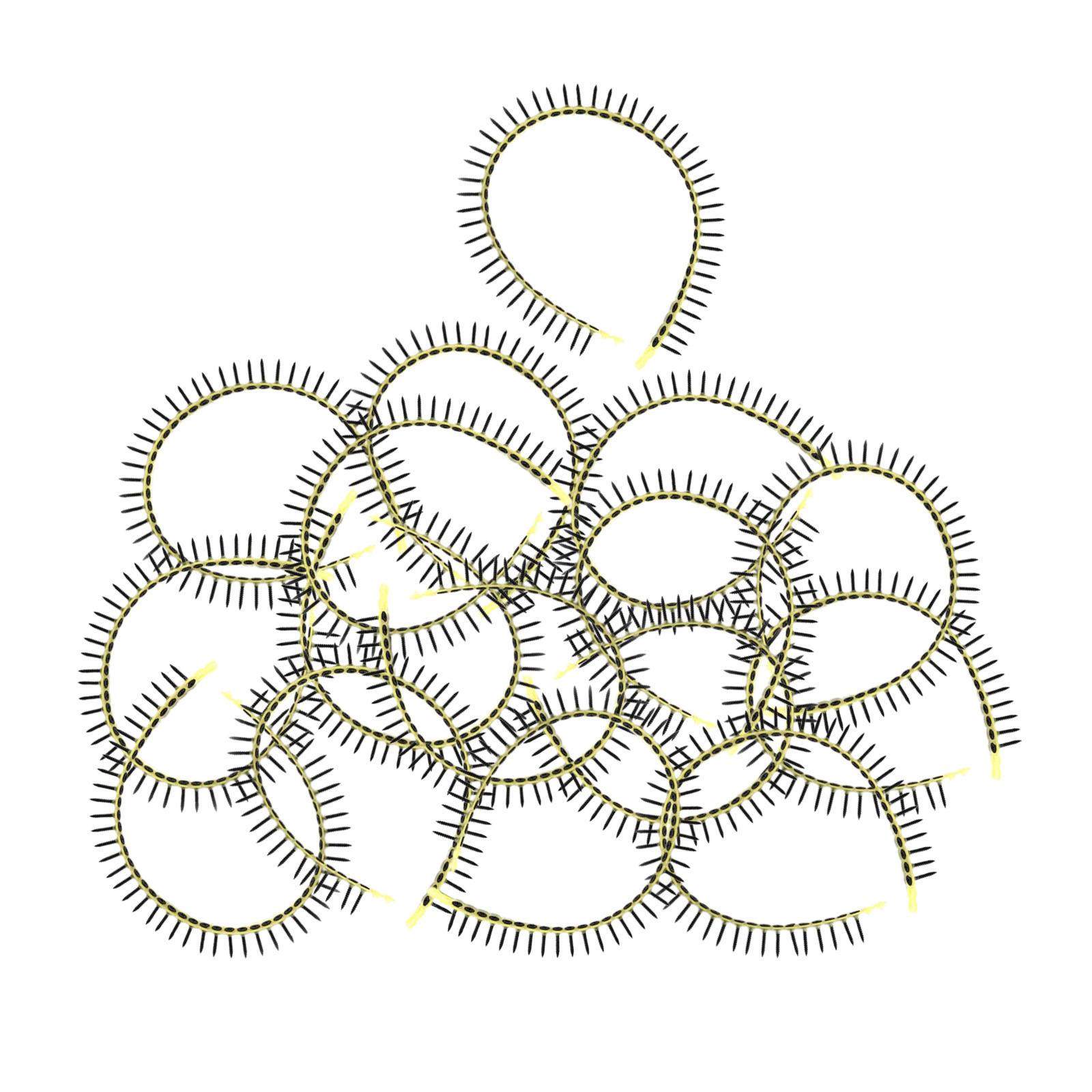 Ioensy - Accesorios De Cadena De Destornillador De Alimentación Automática De 20 Piezas Para Carpintería De Uñas