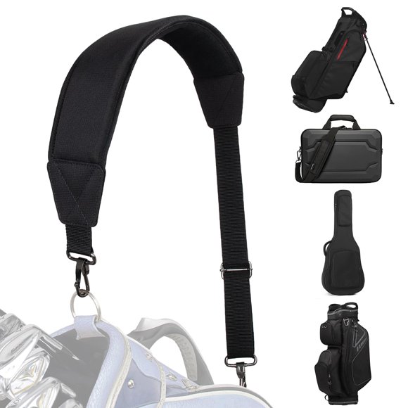 Correa de hombro LZFAN acolchada ajustable negra 18 kg