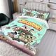 thumbnail image 3 of Jellystone Conjunto de sábanas temático, trío de piezas, cómodo y amigable con la piel, diseño único, regalo de decoración para el hogar para familiares, amigos y fans,173cm *218cm, 3 of 6