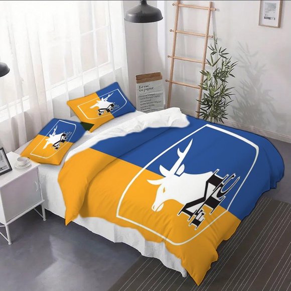 3pcs Mansfield Town Football Club Duvet Cover Set - 2/3pcs Duvet and Pillowcase Set Perfect for Bedroom Decor