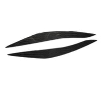 Magideal - 2 Piezas De Cubierta De Párpado De Ceja De Faro, Reemplaza Piezas De Repuesto, Accesorios De Coche, Pegatina Decorativa De Estilo De Fibra De Carbono