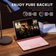thumbnail image 4 of Funda con teclado RAYMCRAFT para iPad 11ª y 10ª generación, color rosa, 4 of 7