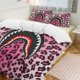 thumbnail image 1 of Fade Leopard Bape Shake Camo Comforter Set Soft 3 Pcs Twin Bedding Sets Thicken for All Season, 1 of 5